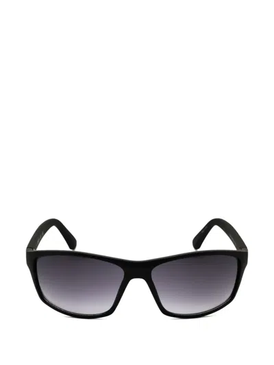 Kenneth Cole Rectangle-frame Sunglasses In Black