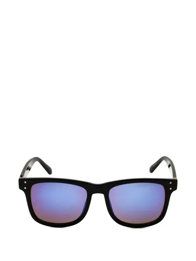 Kenneth Cole Rectangle-frame Sunglasses In Blue