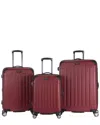Kenneth Cole Renegade 3pc Hardside Set In Red