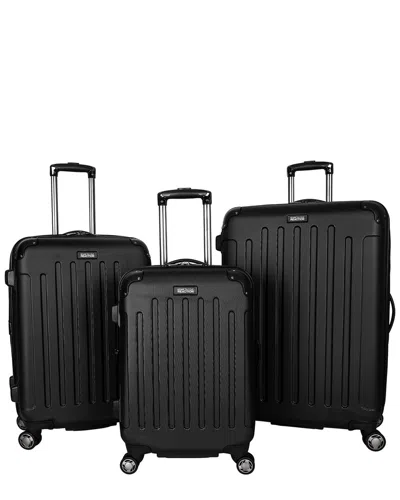 Kenneth Cole Renegade 3pc Luggage Set In Black