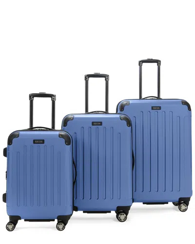 Kenneth Cole Renegade 3pc Luggage Set In Blue
