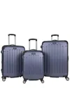 Kenneth Cole Renegade 3pc Luggage Set In Blue