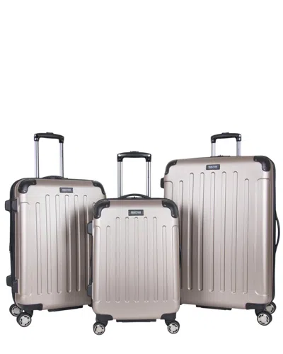 Kenneth Cole Renegade 3pc Luggage Set In Silver