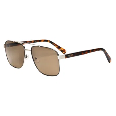 Kenneth Cole Resin Men's Sunglasses In Brown