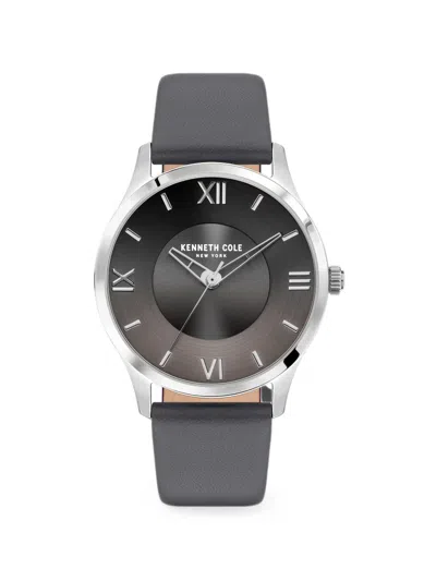 Kenneth Cole 로만 숫자 34mm 시계 In Gray