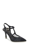 Kenneth Cole Romi Slingback Pump In Black,black Mesh