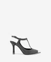 Kenneth Cole Romi T-strap Pump In Dark Grey Suede