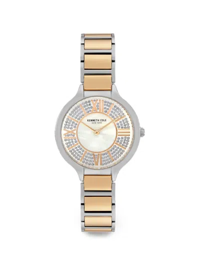 Kenneth Cole 라운드 페이스 33mm 시계 In Metallic