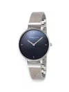 Kenneth Cole 라운드 페이스 34mm 시계 In Blue
