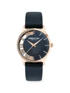 Kenneth Cole 라운드 페이스 36mm 시계 In Blue
