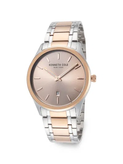 Kenneth Cole 라운드 페이스 41mm 시계 In Metallic