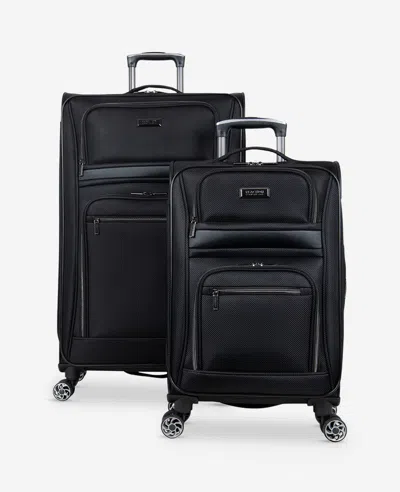 Kenneth Cole Rugged Roamer Expandable Suitcase In Black