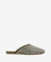 Kenneth Cole Saddie Studded Rhinestone Mule In Olive