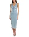 Kenneth Cole Sequin Midi Dress