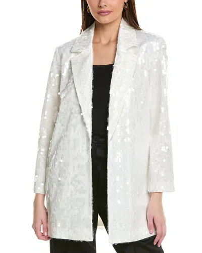 Kenneth Cole Sequin Topper In White