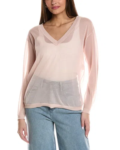 Kenneth Cole Sheer Oversized Sweater