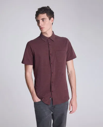 Kenneth Cole Short Sleeve Sportshirt With Chest Pocket