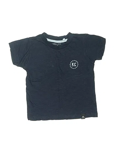 Pre-owned Kenneth Cole Kids' Short Sleeve Top Blue Tops