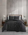 Kenneth Cole Silhouette Floral Comforter + Sham Set In Gray