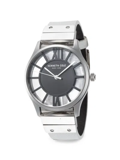 Kenneth Cole 스켈레톤 로마 숫자 34.5mm 시계 In Metallic
