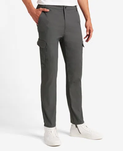 Kenneth Cole Slim-fit Stretch Cargo Pant In Grey