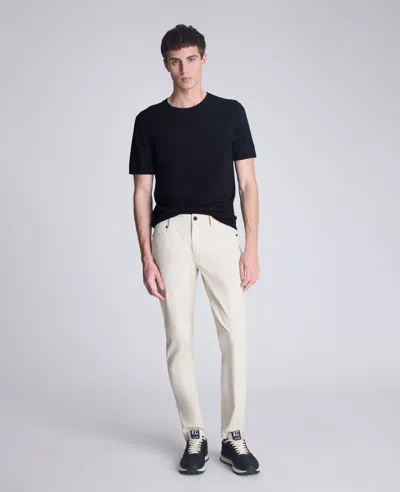 Kenneth Cole Slim Tapered Flex 5-pocket Pant In White