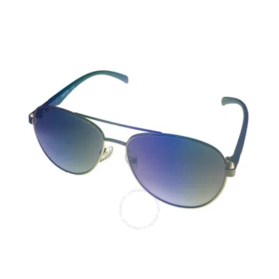 Kenneth Cole Smoke Gradient Pilot Men's Sunglasses Kc1318 10b 58 In N/a