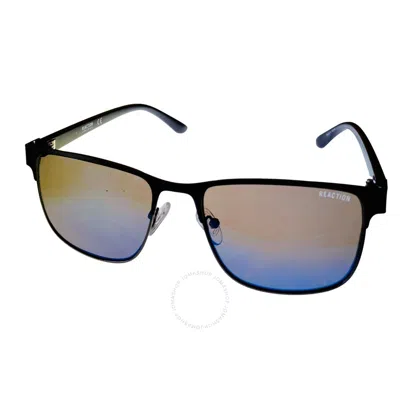Kenneth Cole Smoke Gradient Square Men's Sunglasses Kc1413 01b 56 In Multi
