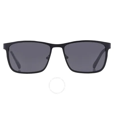 Kenneth Cole Smoke Mirror Square Men's Sunglasses Kc1329 91c 57 In Black