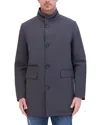 Kenneth Cole Men's Soft-shell Stand-collar Rain Jacket