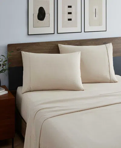Kenneth Cole Solid Cationic Sheet Set In Neutral