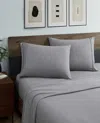 Kenneth Cole Solid Cationic Sheet Set In Gray