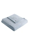 Kenneth Cole Solid Ultra Soft Plush Fleece Blanket In Blue