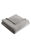 Kenneth Cole Solid Throw Blanket In Smoke