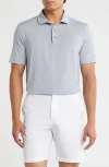 Kenneth Cole Space Dyed Golf Polo In Blue