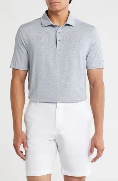 Kenneth Cole Space Dyed Golf Polo In Blue
