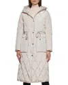 Kenneth Cole Stadium Length Coat In Multi