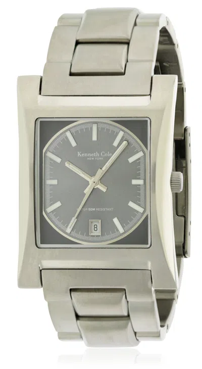 Kenneth Cole Stainless Steel Mens Watch In Metallic