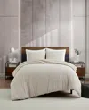 Kenneth Cole Stitched Gauze Comforter Set In Neutral