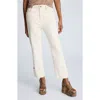 Kenneth Cole Straight Leg Wide Cuff Jean In Ecru Wash