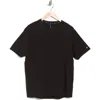 Kenneth Cole Stretch Cotton Activewear T-shirt In Black