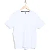 Kenneth Cole Stretch Cotton Activewear T-shirt In White