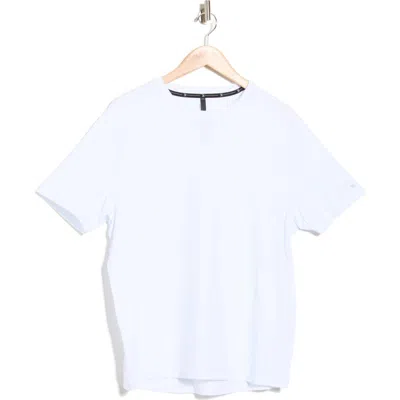 Kenneth Cole Stretch Cotton Activewear T-shirt In White