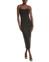 Kenneth Cole Studded Maxi Dress In Black