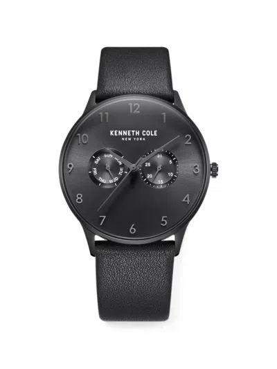 Kenneth Cole 선레이 다기능 42mm 시계 In Black