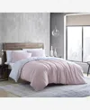 KENNETH COLE SUSTAINABLE SOLID GREY DUVET COVER SET