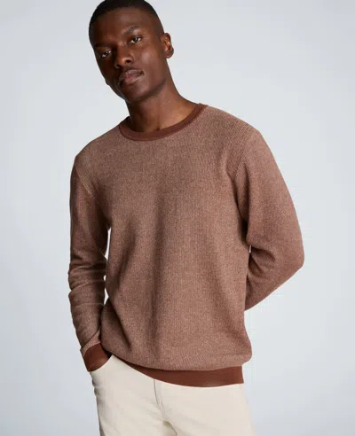 Kenneth Cole Sweater Crewneck In Brown