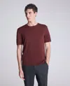 Kenneth Cole Sweater Tee In Red