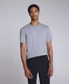 Kenneth Cole Sweater Tee In Gray