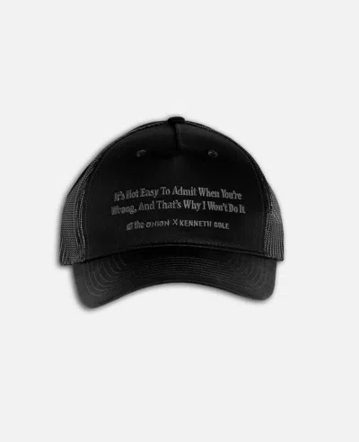 Kenneth Cole The Onion Admit You're Wrong Unisex Trucker Hat